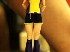 batgirl doll dc tied up and drenched in cum showers