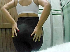 dude, bathroom cam catches my stepmom’s private moment down there
