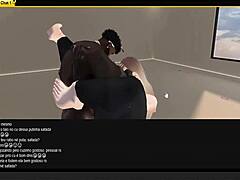 Feeling Every Inch While Drilling Hot Gaby548895 in Her Tight Backdoor.