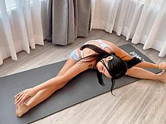Wanna see a yoga workout with a buttplug twist?