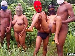 Skinny 18yo Takes Every Boy in the Hood! Rough and Wild!