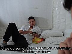 Latina with Perfect Tits Handles Two Huge Cocks in Wild Threesome - Esteban Gamboa