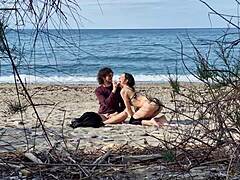 Wow, Beach Sex with Squirting Orgasms at 7:40 and 13:25!