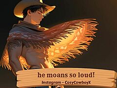 why does he moan so loud when he's alone?