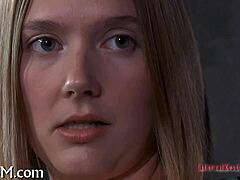 Wild Bounding of Sexy Babe's Jugs in Rough Hardcore Femdom Action