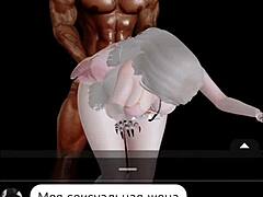 Black guy drills white girl's pussy hard - IMVU