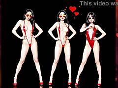 hey, u gotta see this valentines day breast expansion dance, so cool