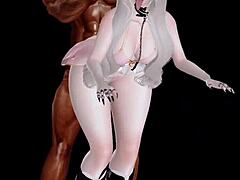 Black guy drills white girl's pussy hard - IMVU