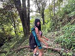 busty latina yenifer chacon caught trespassing, offers pussy to avoid police with valentino roca