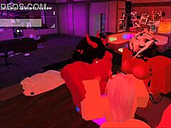 wow! 2 futa banging a slut in wild threesome!