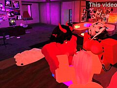 wow! 2 futa banging a slut in wild threesome!