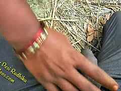 indian couple gets wild with steamy action in the forest under open sky