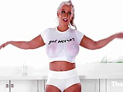blonde milf alura jensen milks cash with wild oral skills.