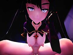 Man, I’m so nervous... Mona-chan’s helpin’ this creepy virgin guy for big cash!