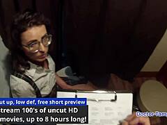Dr. Tampa explores sex trader fantasies with Helena Price. Backstage fetish in latex and gloves with natural tits.