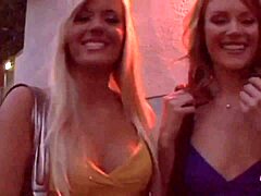 Blonde Lesbians Use Strapon for Intense Pleasure