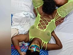 This Latina prostitute drips cum while giving an intense oral session.
