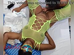 This Latina prostitute drips cum while giving an intense oral session.