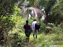 Did the doctor and student get caught experimenting outdoors in the bush?