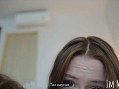 Oh man, my first girl-on-girl video with my hot girlfriend fucking me wild 😈🔥