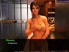 complete gameplay starts with teen slut flashing tits and pussy in public outdoor nudity as exhibitionist beth