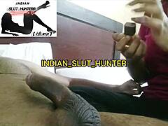 Indian whore takes my cum in mouth then jerks me off again for more - episode 44