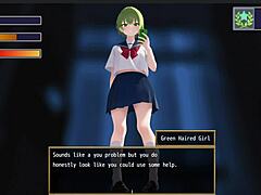 Femuzero Green Haired Girl Facesitting In Dominant Femdom Display