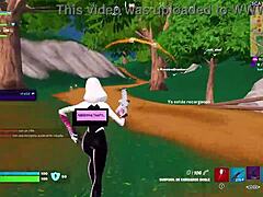 fortnite gangbang turns into wild banging with multiple guys in fetish fun