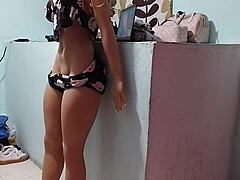 my stepmom always wanted to fuck me with her curvy latina body and big ass