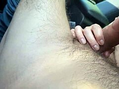 I gave a deep slobbery blowjob to a taxi driver in the car avoiding payment