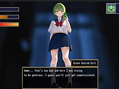 Femuzero Green Haired Girl Facesitting In Dominant Femdom Display