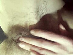 teacher fingers hairy wet pussy to dripping orgasm during break