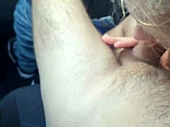 I gave a deep slobbery blowjob to a taxi driver in the car avoiding payment