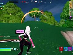 fortnite gangbang turns into wild banging with multiple guys in fetish fun