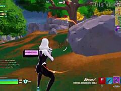 fortnite gangbang turns into wild banging with multiple guys in fetish fun