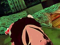 In VRCHAT this FEMBOY SUCKS my big cock like a pro in gay action