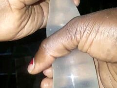 preparing my penis with ice before intense web chat masturbation session