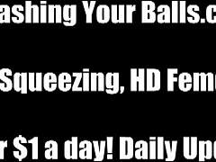Busting Your Balls in Bondage as Femdom Punishment