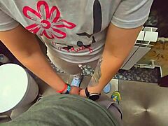 Intense Thrill As Stranger Fills My Wet Panties With Cum In Public Restaurant Toilet Close-Up