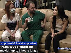 Dr Tampa Gives Blaire Celeste Yearly Physical Exam Asian Small Tits Pierced Nipples