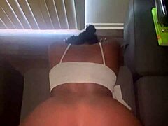 Fucking On Couch From Temu With Petite Ebony Nympho Taking Big Black Cock In Orgasmic Action