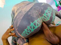 Hardcore stud goes deep in the tattooed babe's anal like never before