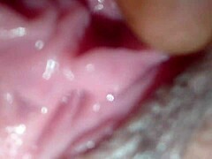 hey, that tight shaved pussy got filled with orgasmic creampie juice until soaking wet