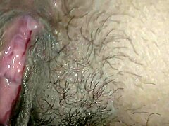 hey, that tight shaved pussy got filled with orgasmic creampie juice until soaking wet