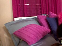 stepmom spanks brunette stepdaughter over stockings and pantyhose. they end with intense scissoring lesbian sex and kissing