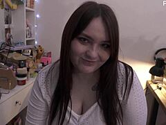 im gonna slide my fat cock deep into your tight ass, you chubby brunette milf slave, and make you beg for more humiliation.