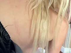 Blonde Milf and Brunette Teen Give Double Blowjob with Rimjob in Pov