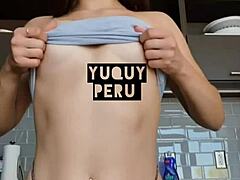 During the casting session a Peruvian applicant shared her background and experiences in a relaxed interview