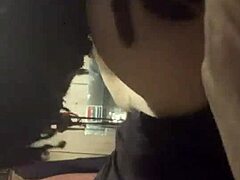 He took her from behind, pounding deep into her redhead pussy with his big black cock.
