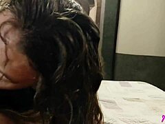 i grab his cock and suck it hard right after his shower
